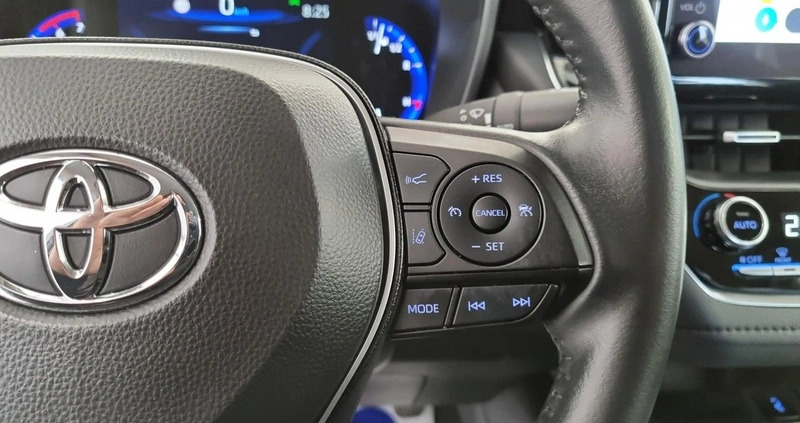 Toyota Corolla cena 91500 przebieg: 41293, rok produkcji 2022 z Trzebinia małe 277